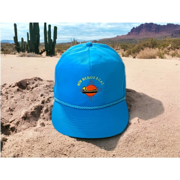 New Mexico S.C.A.T. Statewide census of animal traces trucker corded hat cap - Picture 1 of 8